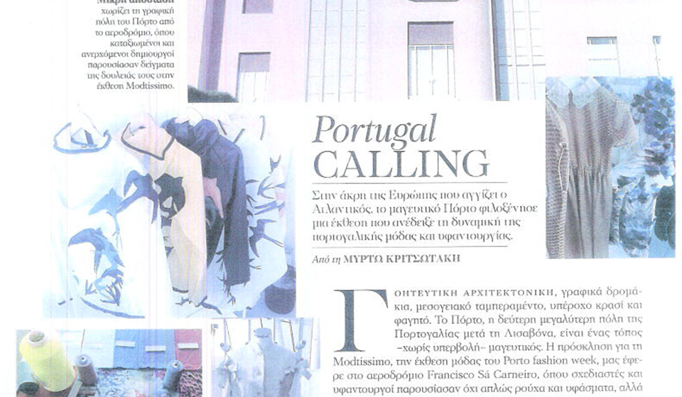 Jornal T Porto E Modtissimo Encantam Revista Grega
