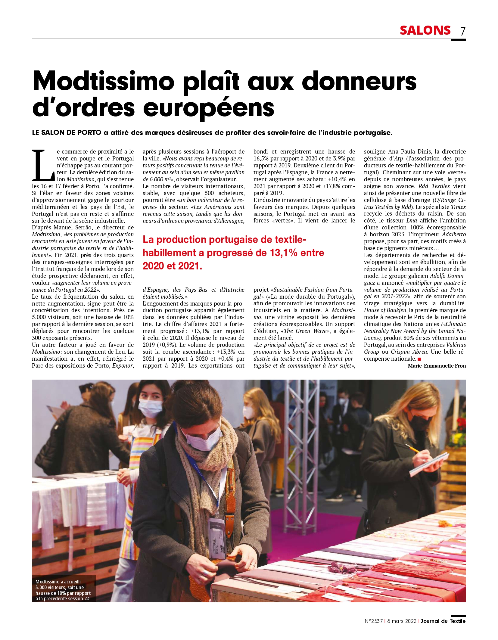 Modtissimo - Journal du Textile