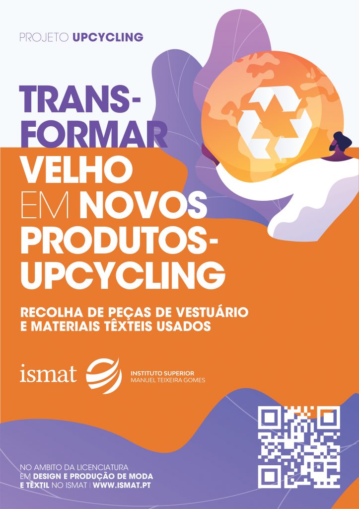 cartaz Transformar velho em Novos Produtos - Upcycling_ISMAT_22-01