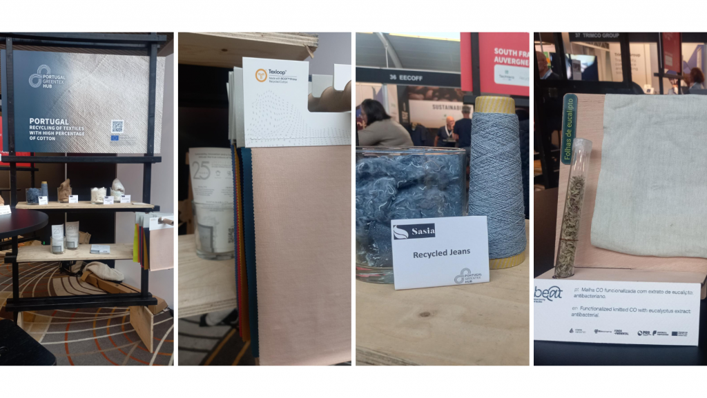 Amostras Portugal GreenTex Hub Circular Textile Days